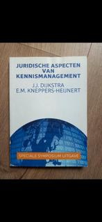 Juridische aspecten van kennismanagement (boek), Ophalen of Verzenden, Zo goed als nieuw