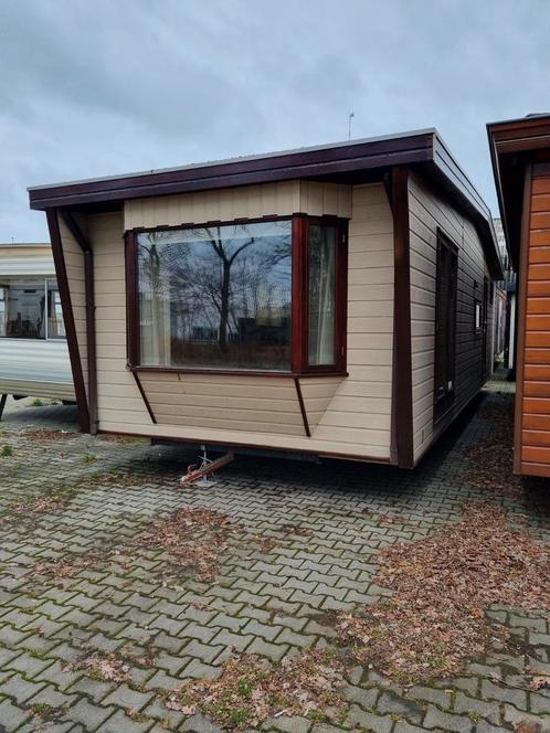 Stacaravan / chalet / woonunit, Caravans en Kamperen, Stacaravans, tot en met 4, Ophalen of Verzenden