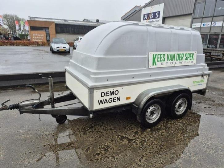 Aanhangwagen / tandem-asser / gesloten, Auto diversen, Aanhangers en Bagagewagens, Gebruikt, Ophalen