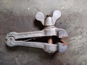 Oude handschroef / klem / bankschroef handspanner handklem beschikbaar voor biedingen
