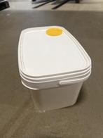 Kunststof emmer met deksel – 10 liter (wit), Huis en Inrichting, Emmers, Ophalen, Zo goed als nieuw, Kunststof, Met deksel
