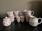 Yvon Jaspers kakelbont servies NIEUW, Ophalen of Verzenden, Zo goed als nieuw, Overige stijlen, Kop(pen) en/of Schotel(s)