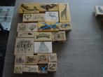 psx houten stempels, Hobby en Vrije tijd, Stempelen, Verzenden, Zo goed als nieuw, Houten stempel