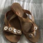 Noosa Amsterdam Leren Slippers Mt 39, Slippers, Noosa Amsterdam, Bruin, Ophalen of Verzenden