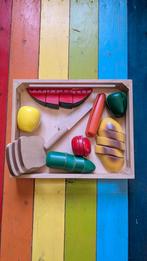 Houten snij eten groente fruit brood, Kinderen en Baby's, Ophalen of Verzenden, Gebruikt, Hout