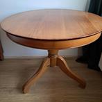 Bijzettafel / wijntafel - hout, Huis en Inrichting, Ophalen, Gebruikt, Rond, 75 cm of meer