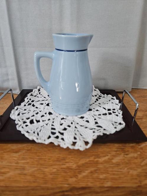 Vintage M.Z. Austria kannetje – 15 cm – lichtblauw porselein, Antiek en Kunst, Curiosa en Brocante, Ophalen of Verzenden