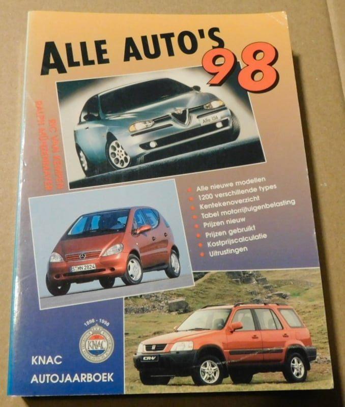 Youngtimer auto's vergelijken - Alle Auto’s 1998, Boeken, Auto's | Boeken, Gelezen, Algemeen, Ophalen of Verzenden