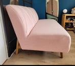 ZGAN Deens Design 2-zits bank roze 150 breed tweezitsbank, Ophalen, 150 tot 200 cm, Tweepersoons, 75 tot 100 cm