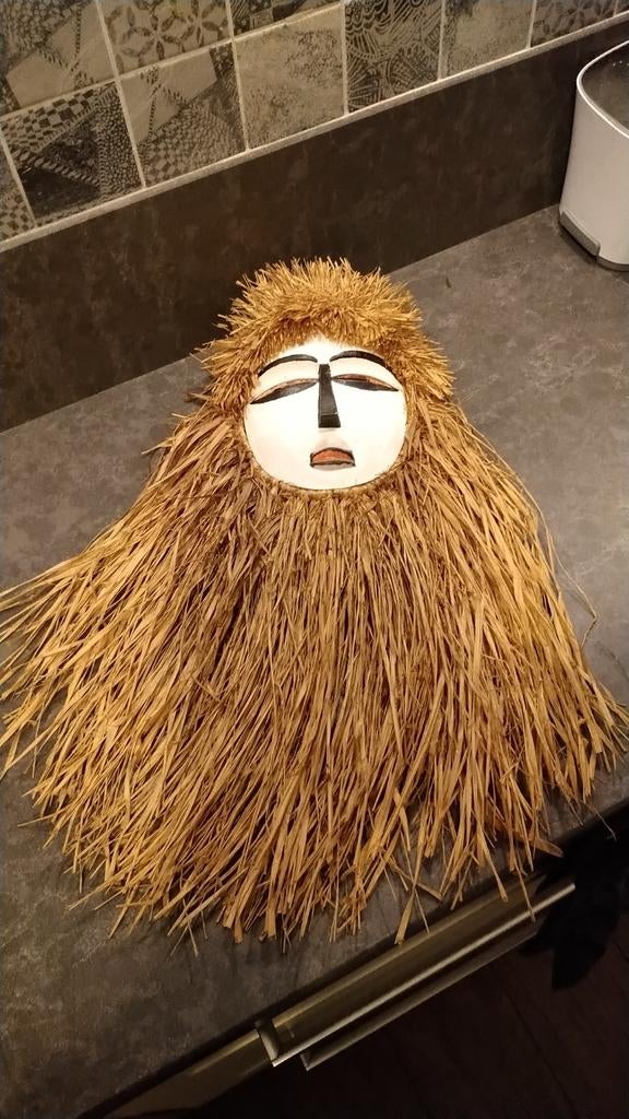 Afrikaanse maskers, Ophalen of Verzenden, Wandklok