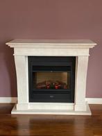 Hele mooie schouw met elektrische kachel ruby fires, Huis en Inrichting, Haarden, Ophalen, Zo goed als nieuw, Vrijstaande haard