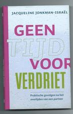 Geen tijd voor verdriet - Jacqueline Jonkman-Israël, Boeken, Nieuw, Ophalen of Verzenden, Jacqueline Jonkman-Israël, Overige onderwerpen