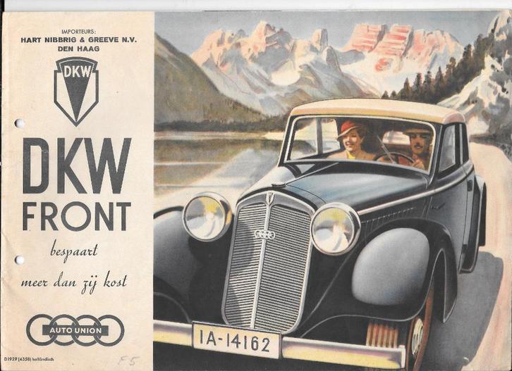 Oldtimer DKW type F5 van 1935 (gedemonteerd), Auto's, Overige Auto's, Particulier, Benzine, Euro 1, Cabriolet, Handgeschakeld