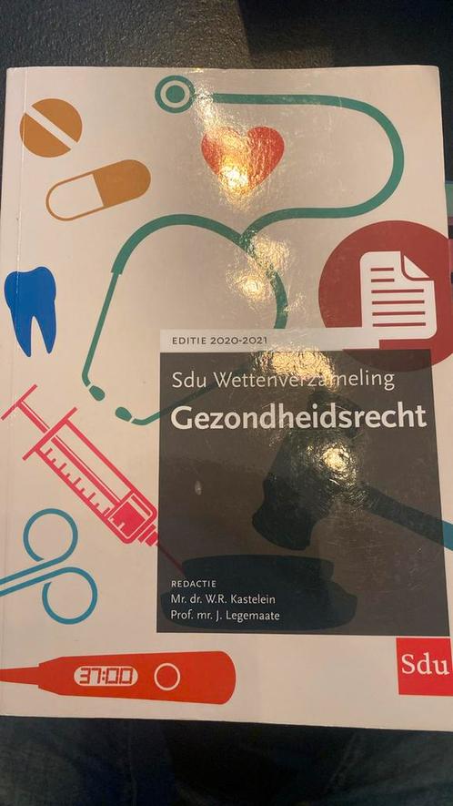 Sdu Wettenverzameling Gezondheidsrecht. Editie 2020-2021, Boeken, Wetenschap, Zo goed als nieuw, Ophalen of Verzenden