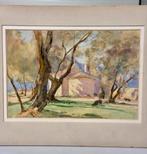 Robert Little (1854 - 1944) Watercolour schilderij uit 1881, Ophalen of Verzenden