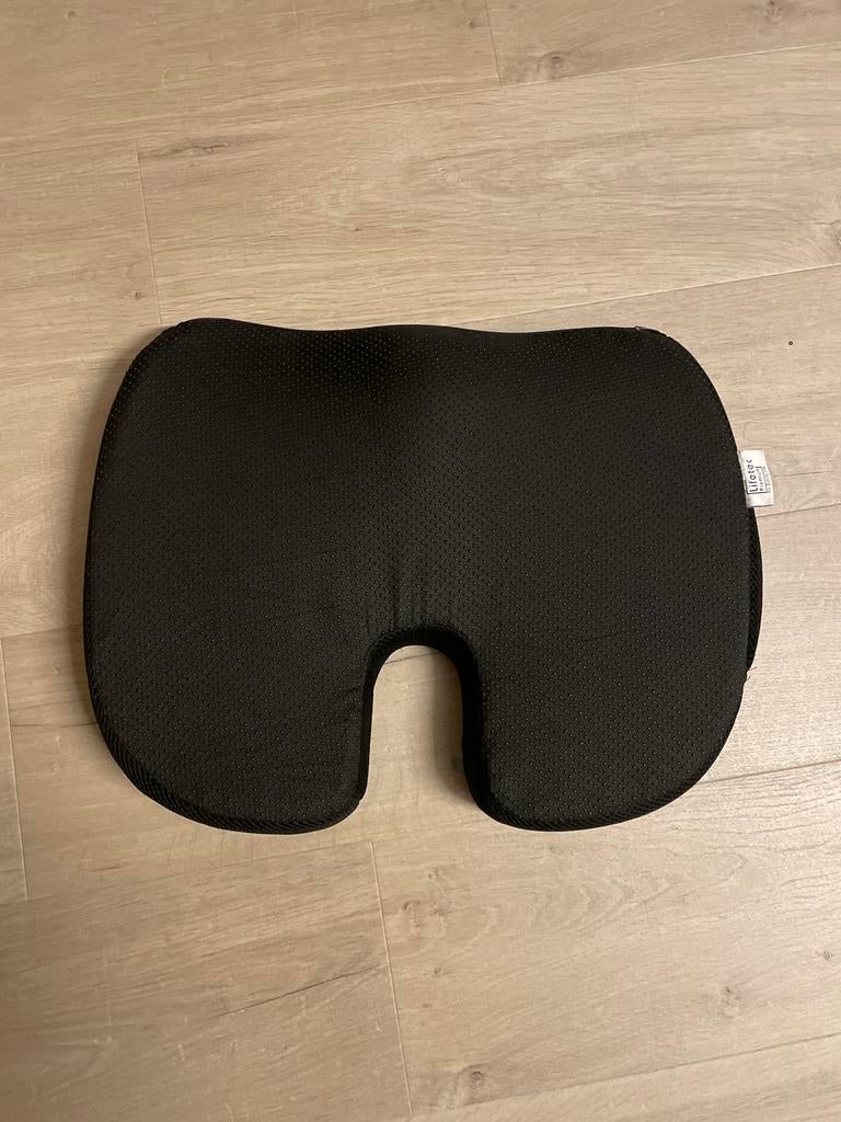 Ergonomisch Lifetec zitkussen - Nieuwstaat!, Zwart, Ophalen of Verzenden, Zo goed als nieuw, Eén