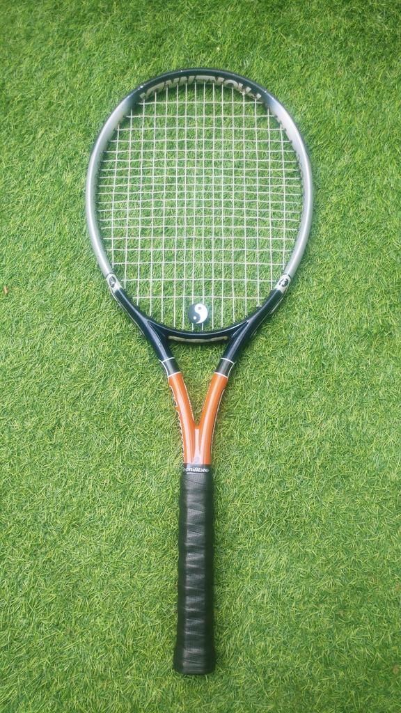 ProKennex ti tanium Destiny L3/L4 grijs-oranje-zwart, Sport en Fitness, Tennis, Gebruikt, Racket, Overige merken, L3, Ophalen of Verzenden