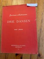 Jurriaan andriessen - drie dansen - vier eenvoudige sonatine, Gebruikt, Ophalen of Verzenden, Artiest of Componist, Piano