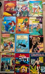 Strips Comics in opbergbox oa Kuifje Disney Tarzan, Boeken, Meerdere comics, Gelezen, Ophalen of Verzenden, Europa