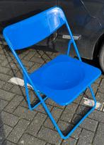 Vintage klap stoel IKEA ted Niels Gammelgaard, Overige materialen, Blauw, Ophalen of Verzenden, Zo goed als nieuw