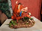 Disney parks lion king timon en pumba beeld, Ophalen of Verzenden, Leeuwenkoning of Jungle Boek, Gebruikt, Beeldje of Figuurtje