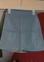 Blauwe Zara rok nepleer - Maat M, Maat 38/40 (M), Blauw, Zara, Ophalen of Verzenden