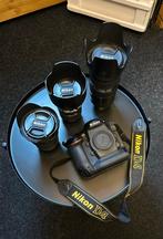 Nikon D4 + 'Drie-eenheid' Lenzen + Speedlight SB-910, Gebruikt, Spiegelreflex, Ophalen of Verzenden, Nikon