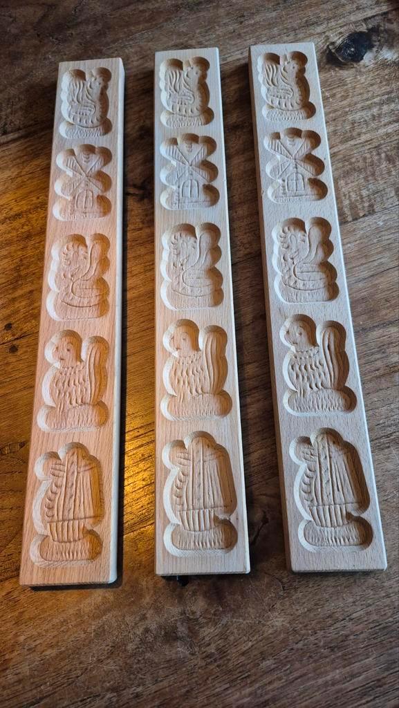 Speculaasplank met 5 Figuren - 3 planken, Huis en Inrichting, Keuken | Keukenbenodigdheden, Ophalen of Verzenden