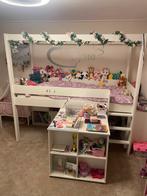 Mooie Kinderbed - Hoogslaper met Opbergruimte, Ophalen, Zo goed als nieuw, Hoogslaper