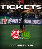 Eintracht Frankfurt - Wolfsburg tickets, Tickets en Kaartjes, Losse kaart, Twee personen, November, Buitenland