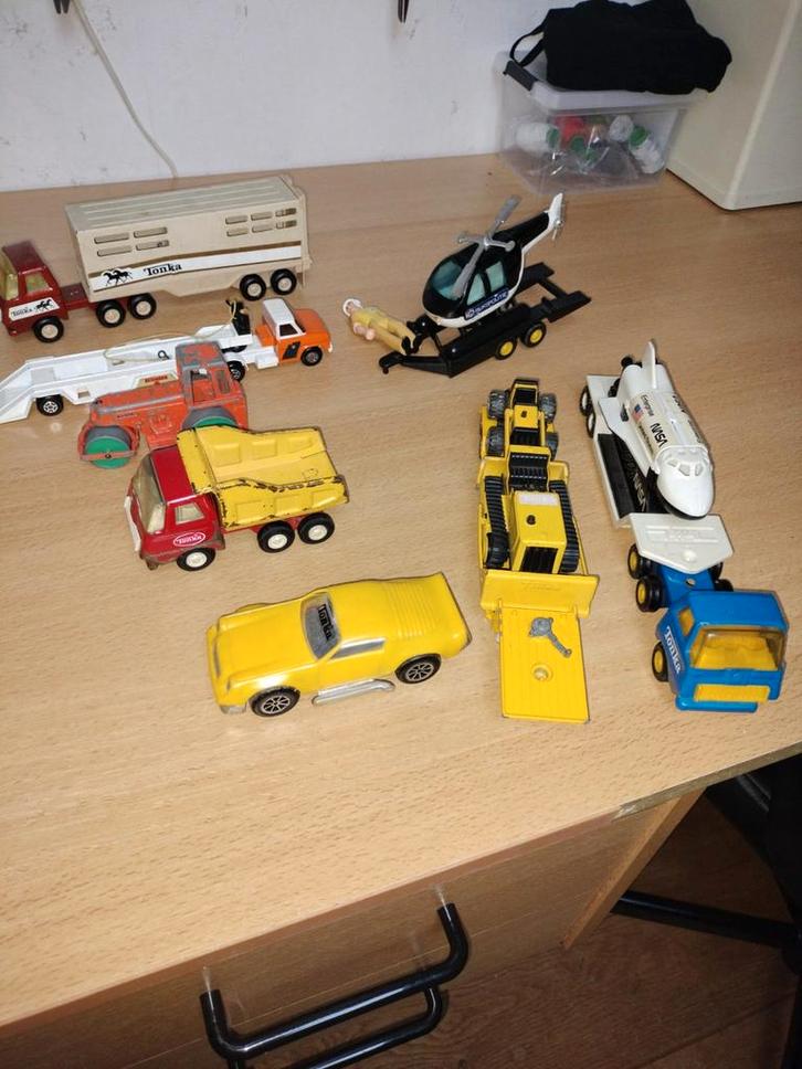 Vintage Tonka & Dinky Toys Auto's - 8 Stuks, Antiek en Kunst, Antiek | Speelgoed, Ophalen of Verzenden