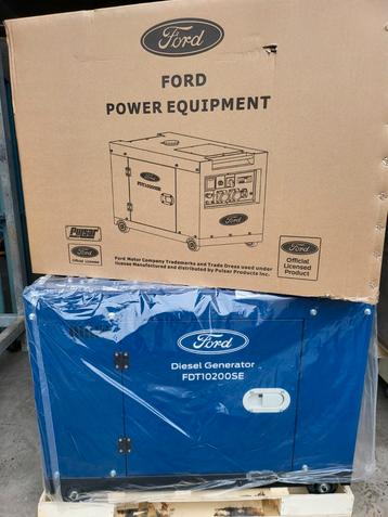 Nieuw: Ford Diesel generator aggregaat 7.9kva krachtstroom beschikbaar voor biedingen
