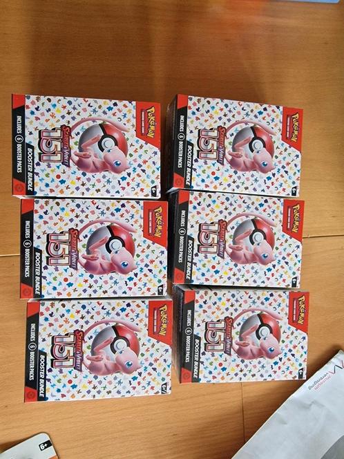151 booster bundle (6 stuks aanwezig), Hobby en Vrije tijd, Verzamelkaartspellen | Pokémon, Nieuw, Ophalen of Verzenden