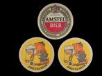Amstel Bier vintage bierviltjes, Ophalen of Verzenden, Viltje(s), Amstel