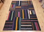 Handgeweven oosterse patchwork tapijt 240x170, Huis en Inrichting, Stoffering | Tapijten en Kleden, 200 cm of meer, Nieuw, Rechthoekig