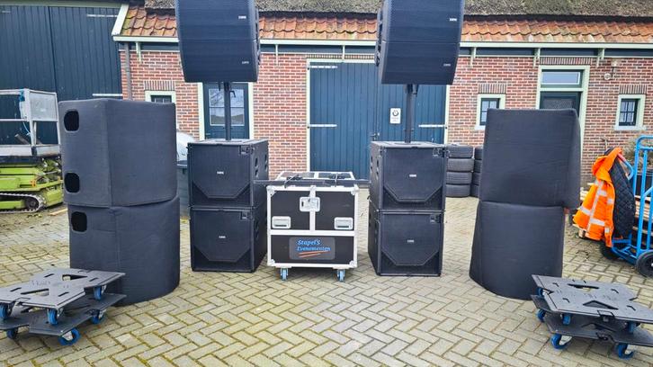 Lynx pro audio Cls118 met cxa12v2 powersoft., Audio, Tv en Foto, Professionele Audio-, Tv- en Video-apparatuur, Gebruikt, Audio