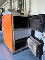 Cv Houtvergasser Tehnoserv 50kW installatie + 2000L Buffer, Huis en Inrichting, Kachels, Gebruikt, Www.cvheat.com, Buffervat 2000 liter