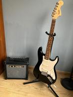 Squier Stratocaster, Gebruikt, Met versterker, Solid body, Ophalen