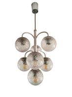 Vintage - Kaiser Leuchten hanglamp - 1960 - Duitsland, Gebruikt, Vintage, Ophalen of Verzenden, Glas