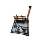 Grote stoommachine op metalen plateau Fleischmann, Ophalen of Verzenden, Zo goed als nieuw, Groter dan 1:32