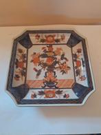 Vintage handgeschilderd wandbord Chinees 20,5 x 20,5 cm., Ophalen of Verzenden, Zo goed als nieuw