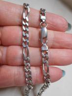 Zilveren figaro schakel ketting nr.016, Verzenden, Zo goed als nieuw, Zilver, Zilver