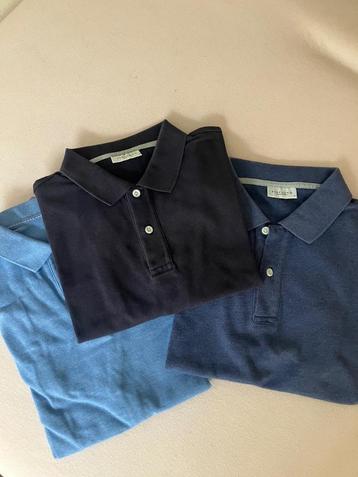 Profuomo polo blauw set 3 stuks Medium beschikbaar voor biedingen