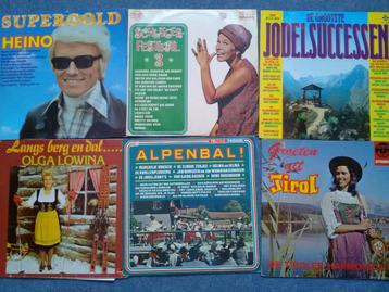 DUITSE SCHLAGER EN JODELMUZIEK LP,S VINYL beschikbaar voor biedingen
