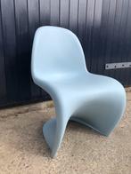 Vitra Verner Panton stoel, ijsblauw, blauw, design stoel, Blauw, Kunststof, Zo goed als nieuw, Eén