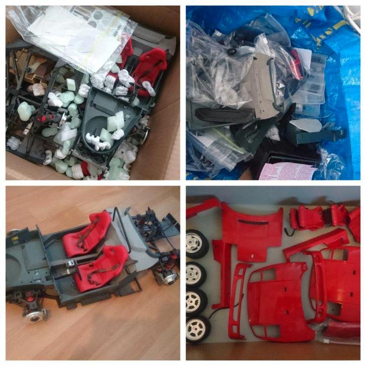 Pocher Ferrari Diverse reserveonderdelen F40 1/8 Pocher, Hobby en Vrije tijd, Modelauto's | 1:5 tot 1:12, Zo goed als nieuw, Auto