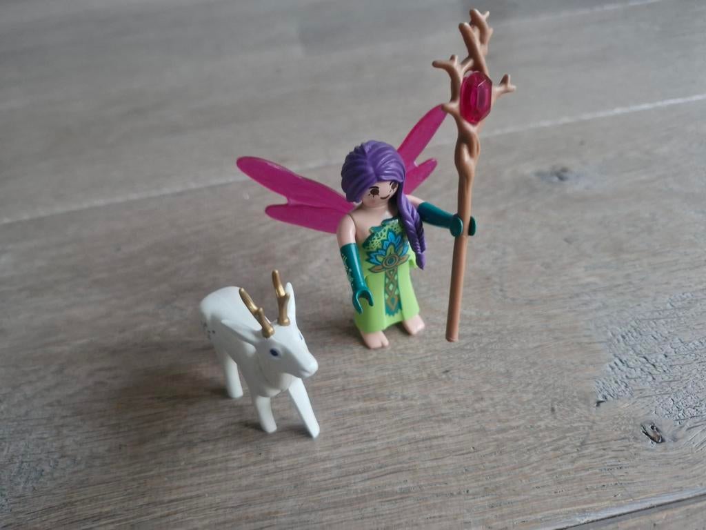 Playmobil 5470 Fee met magisch rendier, Kinderen en Baby's, Speelgoed | Playmobil, Ophalen of Verzenden, Zo goed als nieuw, Los playmobil