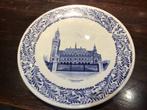 Delfts Blauw Bord - Vredespaleis Den Haag, Ophalen of Verzenden