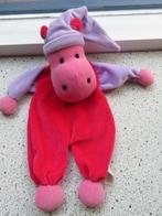 Knuffeldoek nijlpaard roze lila velours van Hema, Kinderen en Baby's, Speelgoed | Knuffels en Pluche, Ophalen of Verzenden, Zo goed als nieuw