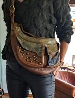 Stoere  leren Spaanse tas., Ophalen of Verzenden